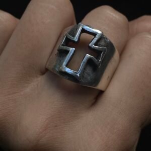 Crusader Ring Sterling Silver model#1